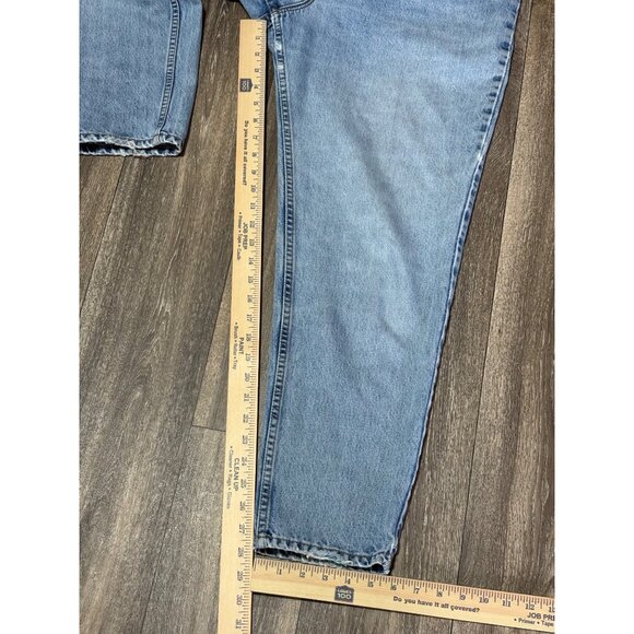 VINTAGE 90'S LEVI'S 551 WOMENS RELAXED FIT TAPERED LEG 14 SHORT COTTON USA Y2K - Picture 7 of 12